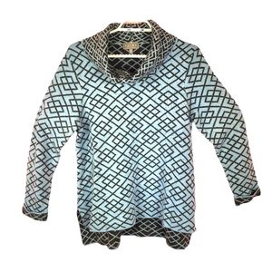 Laura Petites cowl neck turtleneck sweater size L